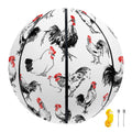 Chicken Ink Painting Pattern Print Basketball