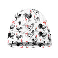 Chicken Ink Painting Pattern Print Beanie
