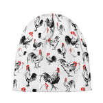 Chicken Ink Painting Pattern Print Beanie