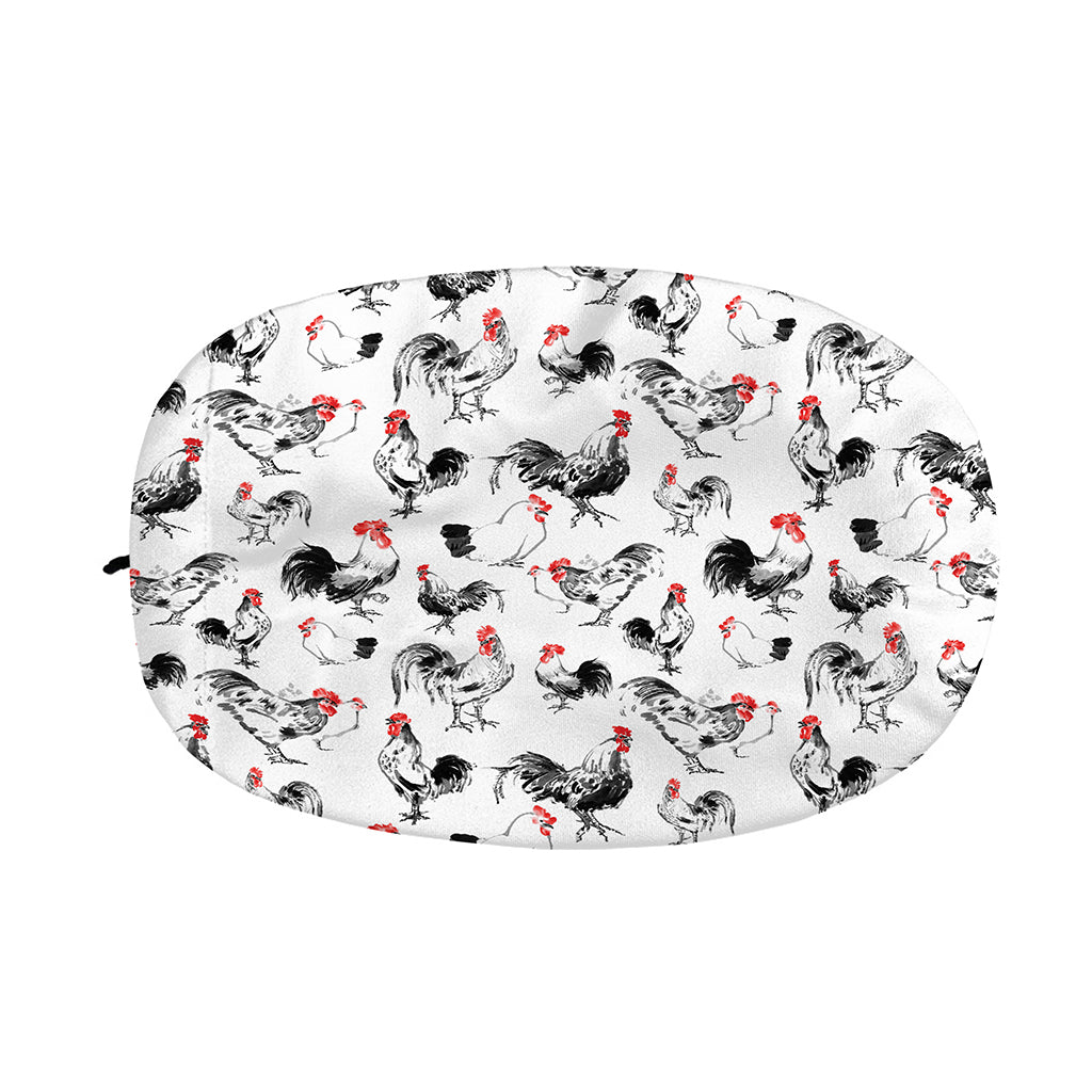 Chicken Ink Painting Pattern Print Car Side Mirror Covers