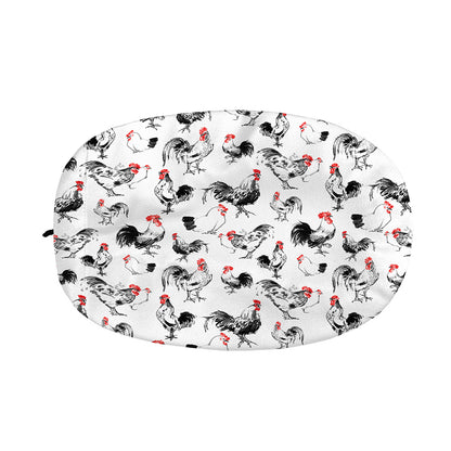 Chicken Ink Painting Pattern Print Car Side Mirror Covers