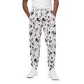 Chicken Ink Painting Pattern Print Cotton Sweatpants