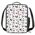 Chicken Ink Painting Pattern Print Crossbody Lunch Bag