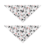 Chicken Ink Painting Pattern Print Dog Bandana