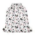 Chicken Ink Painting Pattern Print Drawstring Bag