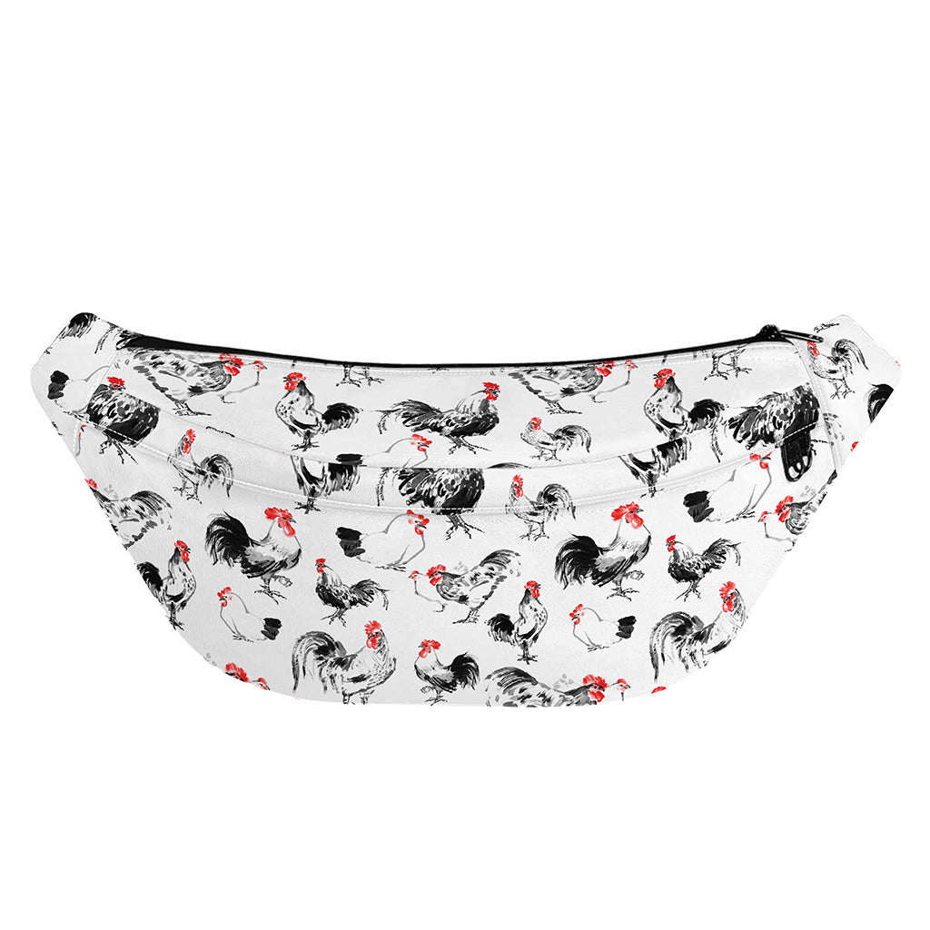 Chicken Ink Painting Pattern Print Fanny Pack
