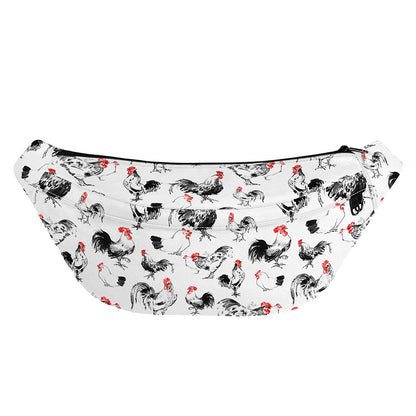 Chicken Ink Painting Pattern Print Fanny Pack