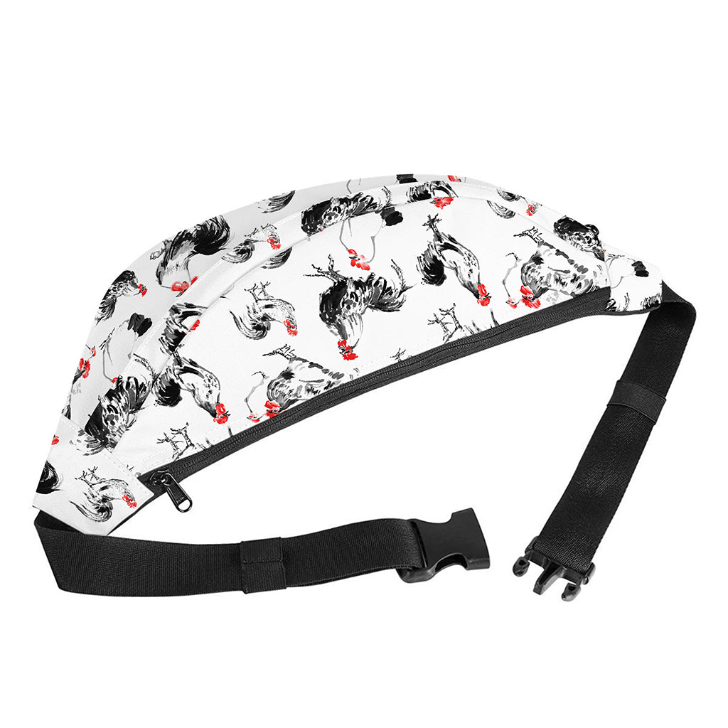 Chicken Ink Painting Pattern Print Fanny Pack