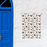 Chicken Ink Painting Pattern Print Garden Flag