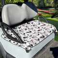 Chicken Ink Painting Pattern Print Golf Cart Seat Cover