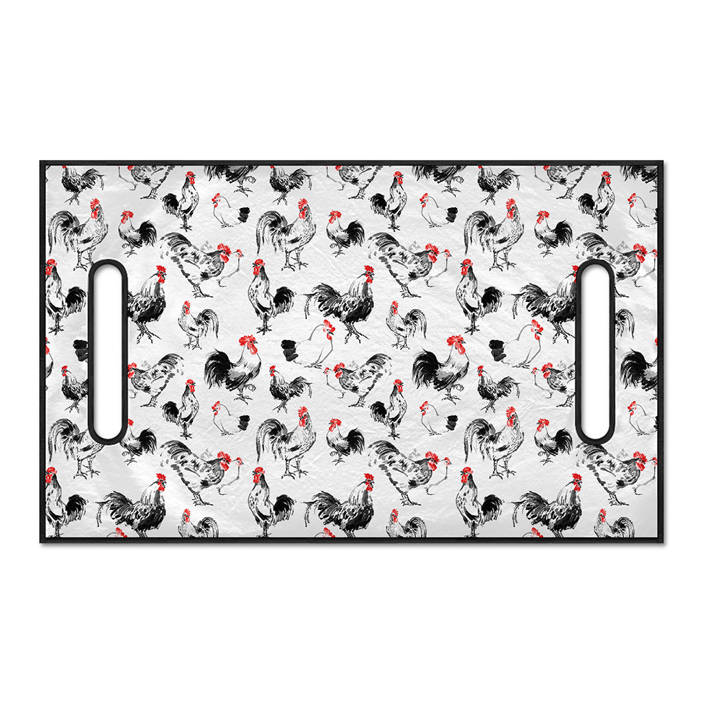 Chicken Ink Painting Pattern Print Golf Cart Seat Cover