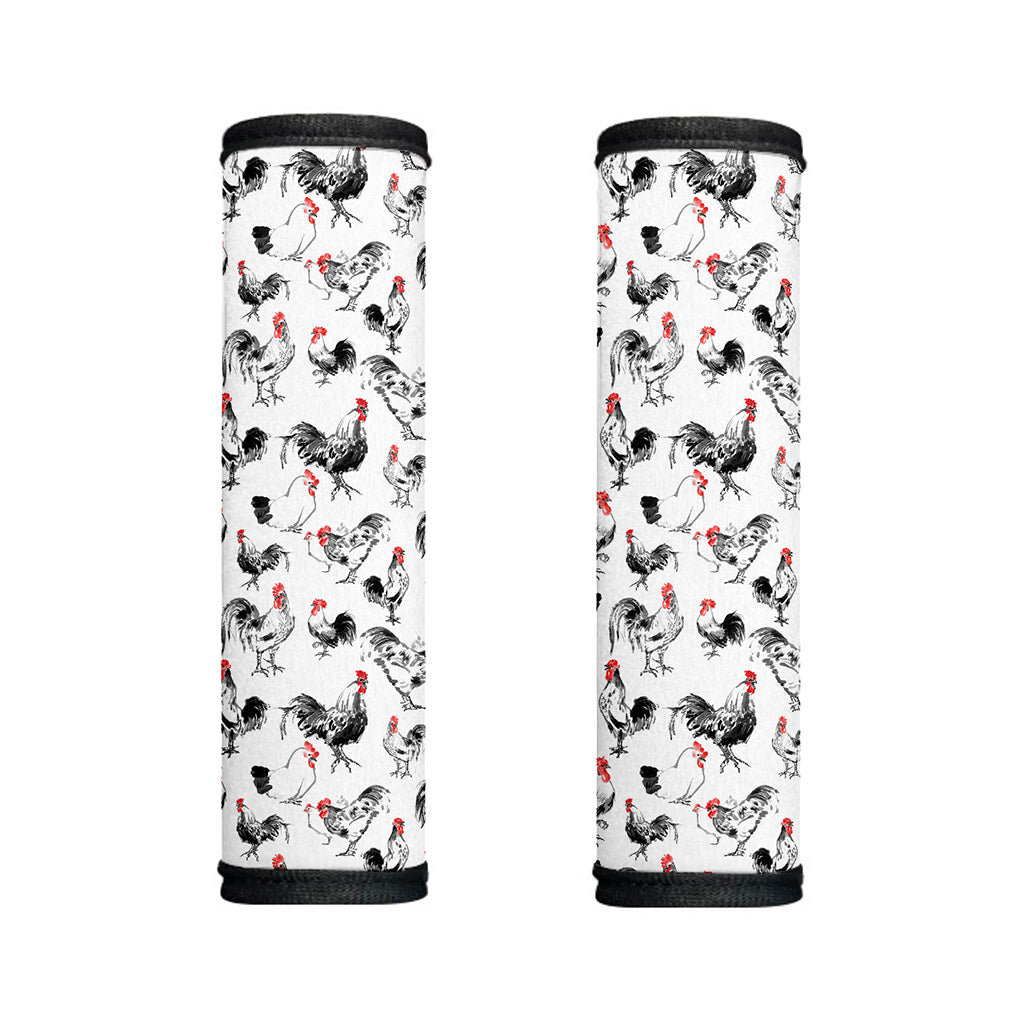 Chicken Ink Painting Pattern Print Handle Covers
