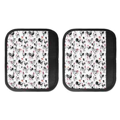 Chicken Ink Painting Pattern Print Handle Covers