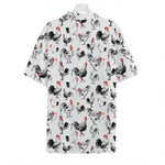 Chicken Ink Painting Pattern Print Hawaiian Shirt
