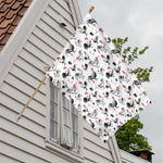 Chicken Ink Painting Pattern Print House Flag