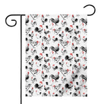 Chicken Ink Painting Pattern Print House Flag