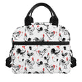 Chicken Ink Painting Pattern Print Insulated Lunch Bag