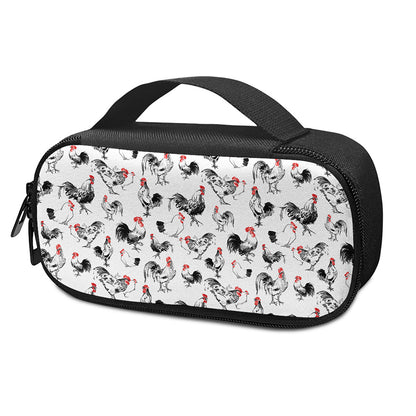 Chicken Ink Painting Pattern Print Insulin Cooler Travel Case