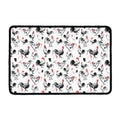 Chicken Ink Painting Pattern Print Kitchen Mat