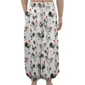 Chicken Ink Painting Pattern Print Lantern Pants