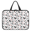 Chicken Ink Painting Pattern Print Laptop Sleeve With Handle