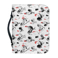 Chicken Ink Painting Pattern Print Leather Bible Cover
