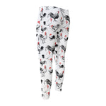 Chicken Ink Painting Pattern Print Men's Compression Pants