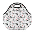 Chicken Ink Painting Pattern Print Neoprene Lunch Bag