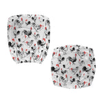 Chicken Ink Painting Pattern Print Office Chair Cover