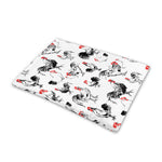 Chicken Ink Painting Pattern Print Pet Cooling Mat Cover