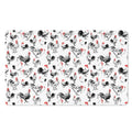 Chicken Ink Painting Pattern Print Polyester Doormat