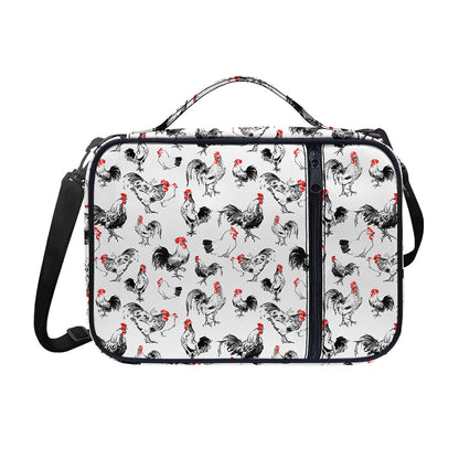 Chicken Ink Painting Pattern Print Shoulder Strap Bible Bag