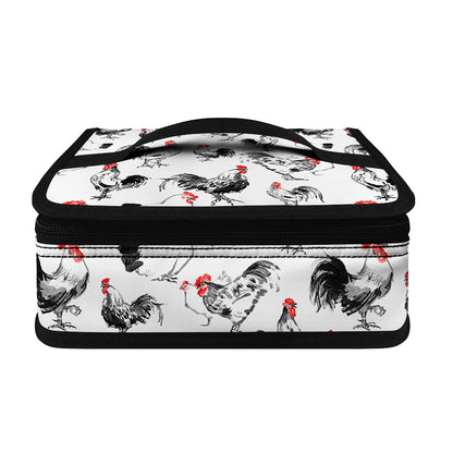 Chicken Ink Painting Pattern Print Small Lunch Bag