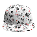 Chicken Ink Painting Pattern Print Snapback Cap