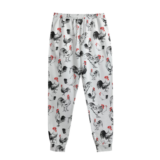 Chicken Ink Painting Pattern Print Sweatpants