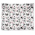 Chicken Ink Painting Pattern Print Tapestry