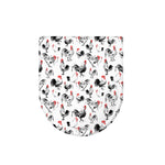 Chicken Ink Painting Pattern Print Toilet Lid Cover