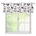 Chicken Ink Painting Pattern Print Window Valance