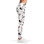 Chicken Ink Painting Pattern Print Women's Leggings