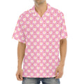 Chicken Love Emoji Pattern Print Aloha Shirt