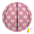 Chicken Love Emoji Pattern Print Basketball