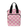 Chicken Love Emoji Pattern Print Bible Tote Bag