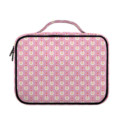 Chicken Love Emoji Pattern Print Briefcase Bible Bag