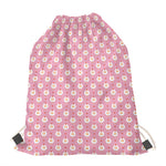 Chicken Love Emoji Pattern Print Drawstring Bag