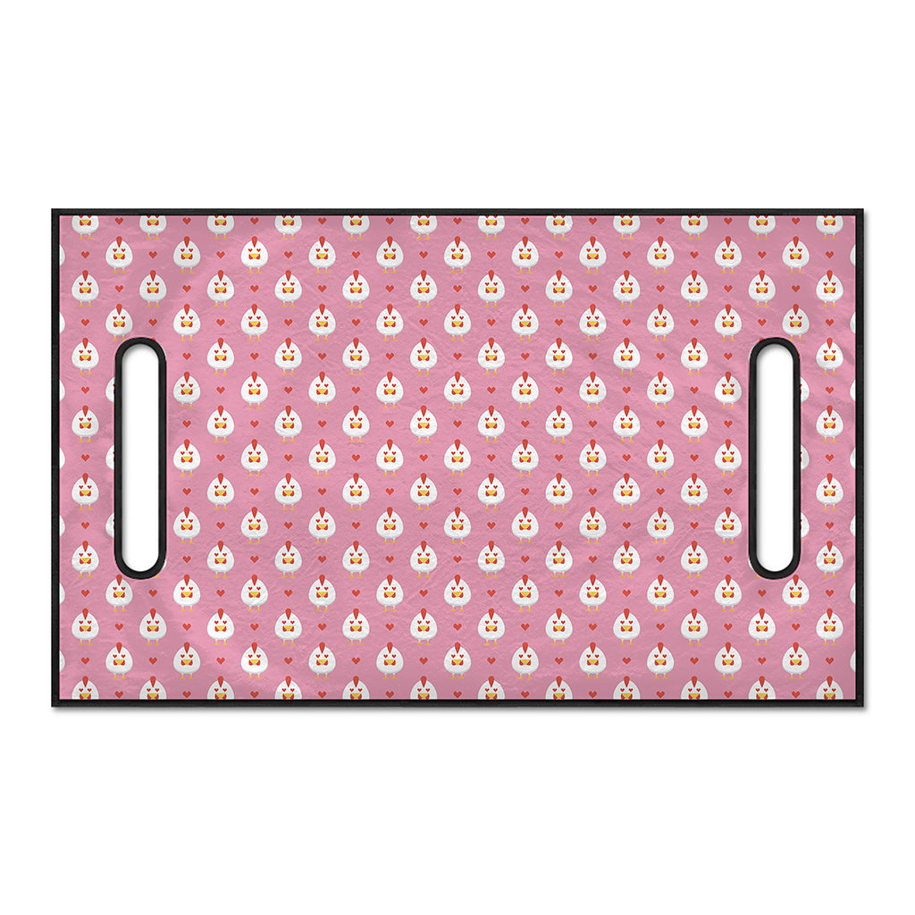 Chicken Love Emoji Pattern Print Golf Cart Seat Cover