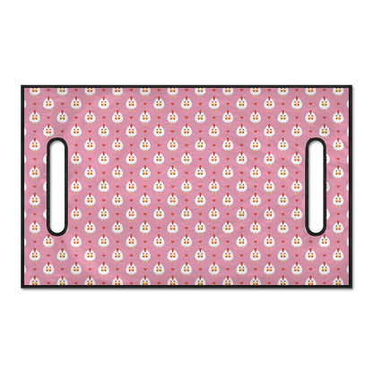 Chicken Love Emoji Pattern Print Golf Cart Seat Cover