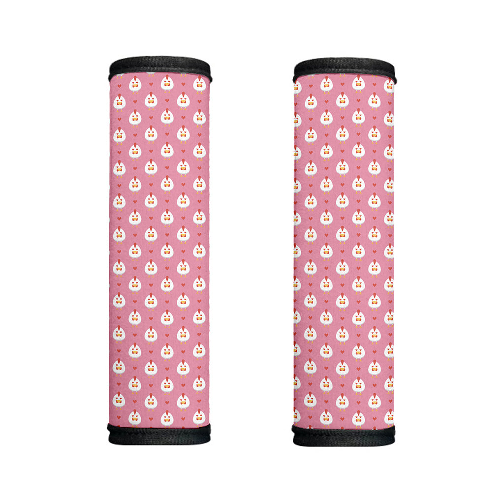 Chicken Love Emoji Pattern Print Handle Covers