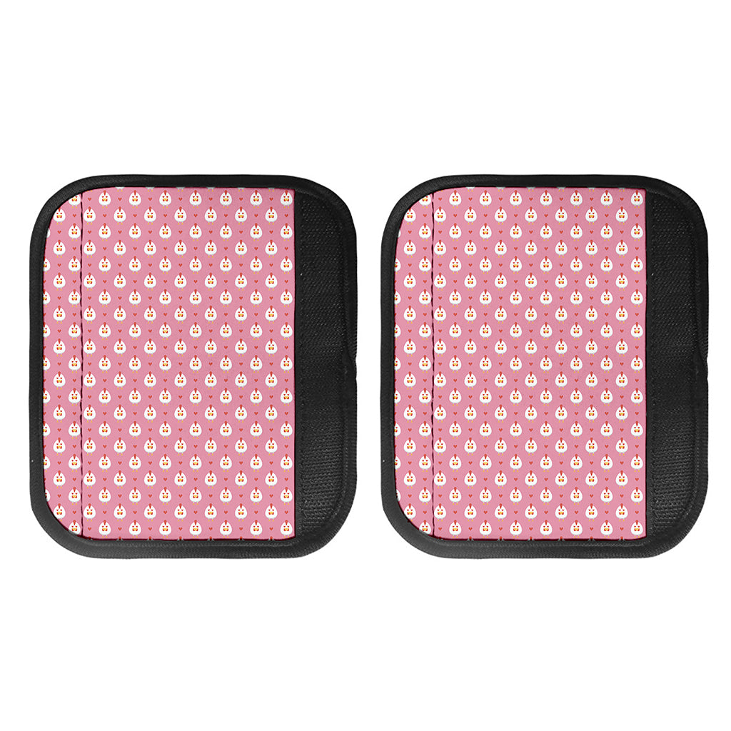 Chicken Love Emoji Pattern Print Handle Covers