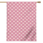 Chicken Love Emoji Pattern Print House Flag