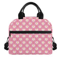 Chicken Love Emoji Pattern Print Insulated Lunch Bag